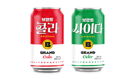 브랜드 콜라/사이다</br>
Brand Cola/Cider