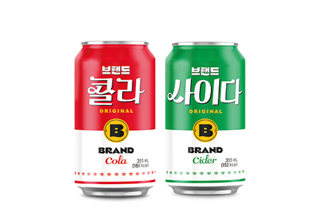 브랜드 콜라/사이다</br>
Brand Cola/Cider