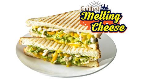 바질 그릴드 멜팅치즈<br/>
Basil Grilled Melting Cheese