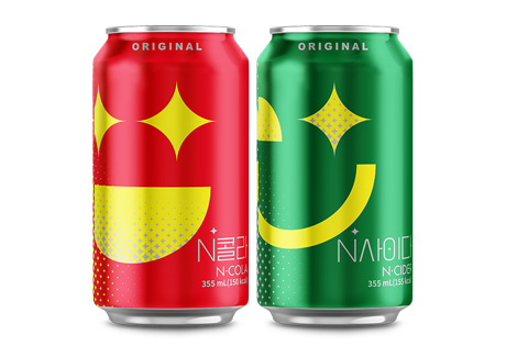 탄산음료(캔) </br>
Soda(Can)
                           